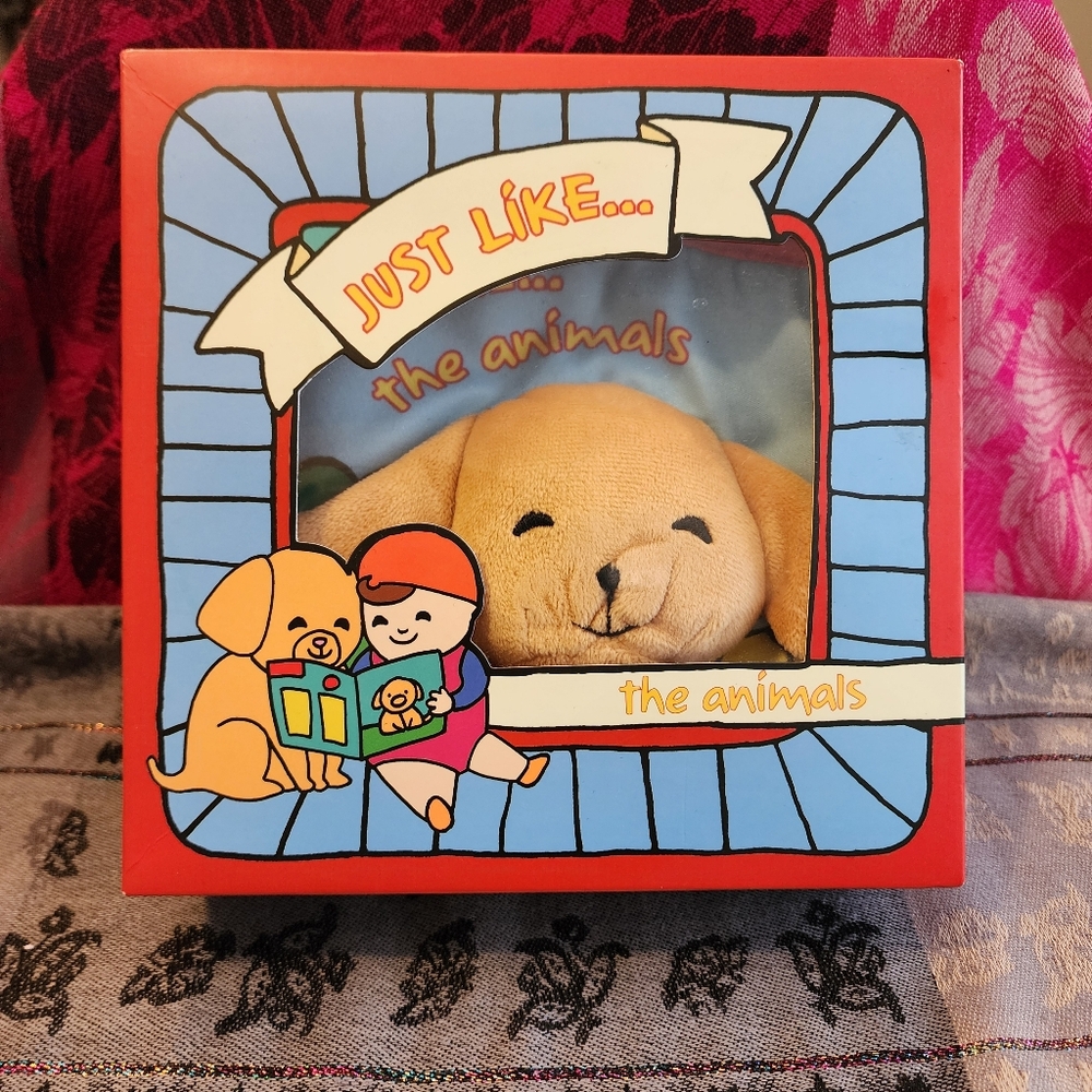 Just Like Animal Baby Reading Interactive Cloth Book. EUC.